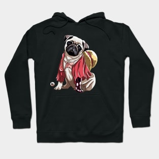 Monkey d pug Hoodie